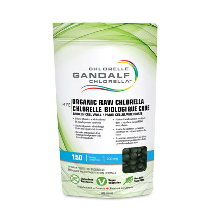 Raw organic chlorella tablets - 150